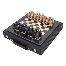 Load image into Gallery viewer, Chess board, chess set, marble chess set