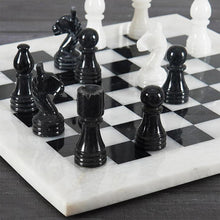 Load image into Gallery viewer, RADICALn Natural Marble Black and White Staunton Tournament Chess Set