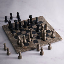 Load image into Gallery viewer,  Chess board, chess set, marble chess set