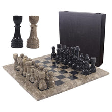 Load image into Gallery viewer,  Chess board, chess set, marble chess set