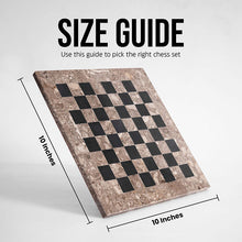 Load image into Gallery viewer,  Chess board, chess set, marble chess set