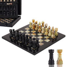 Load image into Gallery viewer,  Chess board, chess set, marble chess set