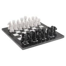 Load image into Gallery viewer, RADICALn Natural Marble Black and White Staunton Tournament Chess Set