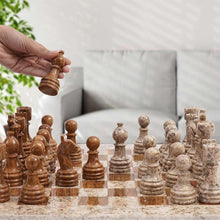 Load image into Gallery viewer,  Chess board, chess set, marble chess set