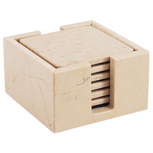 Load image into Gallery viewer, Full square coaster set with holder
