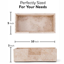 Load image into Gallery viewer, Radicaln Marble Tissue Box Cover Rectangle for Bathroom & Office Desk 10 in Handmade,Tissue Holder for Bathroom & Vanity Counter Decor, Napkin Holder, Felt Base Protection, Gift Ready