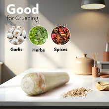 Load image into Gallery viewer, Marble Pestle for Grinding Spices, Herbs & Garlic Durable Kitchen Tool