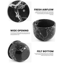 Load image into Gallery viewer, Marble Handcrafted Garlic Keepers Natural Marble Garlic Storage Jar Garlic Container for Counter