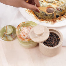 Load image into Gallery viewer, Stylish Marble Salt Cellar (Set of 2), Trinket Box Kitchen Décor Salt Pepper Bowls