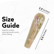 Load image into Gallery viewer, Marble Pestle for Grinding Spices, Herbs & Garlic Durable Kitchen Tool
