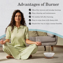 Load image into Gallery viewer, Radicaln Marble Incense palo Santo Holder Easily Grab Incense- Incense Burner for Home décor