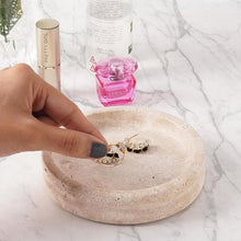 Load image into Gallery viewer, Radicaln Jewelry Tray Marble Earring Holder Organizer - Perfume Tray Storage Container