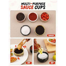 Load image into Gallery viewer, Handmade Marble Sauce Cups Radicaln Cups - Dipping Bowl Cup Set