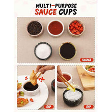Load image into Gallery viewer, Handmade Marble Sauce Cups Radicaln Cups - Dipping Bowl Cup Set