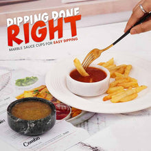 Load image into Gallery viewer, Handmade Marble Sauce Cups Radicaln Cups - Dipping Bowl Cup Set