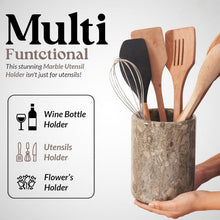 Load image into Gallery viewer, Marble Utensil Holder - Home Accessories
