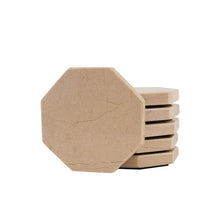 Load image into Gallery viewer, Marble Set of 6 Kitchen Star Coaster Plates