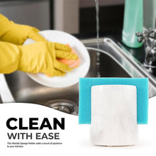 Load image into Gallery viewer, Marble Sponge Holder Handmade Kitchen Sponge Holder for Home Decor