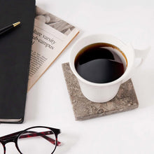 Load image into Gallery viewer, Marble Set of 6 Kitchen Square Coaster Plates