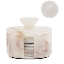 Load image into Gallery viewer, COASTER SET - ROUND WITH CAP