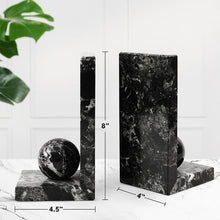 Load image into Gallery viewer, bookends, marble bookends, decorative bookends