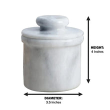 Load image into Gallery viewer, Handmade Marble Butter Dish - Butter Crock
