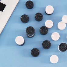 Load image into Gallery viewer, Black and Coral Handmade Marble Checkers pieces Set
