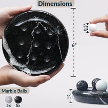 Load image into Gallery viewer, Marble Tic Tac Toe Game Set Handmade Strategy Board Games for Coffee Table Decor