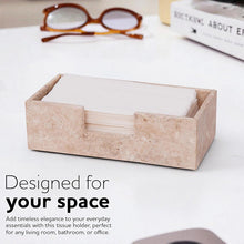 Load image into Gallery viewer, Radicaln Marble Tissue Box Cover Rectangle for Bathroom & Office Desk 10 in Handmade,Tissue Holder for Bathroom & Vanity Counter Decor, Napkin Holder, Felt Base Protection, Gift Ready