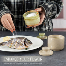Load image into Gallery viewer, Stylish Marble Salt Cellar (Set of 2), Trinket Box Kitchen Décor Salt Pepper Bowls