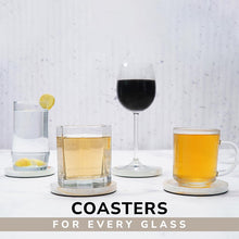 Load image into Gallery viewer, Premium Marble Depth Design Coaster Plates Set of 4 Luxury Table Coasters, Marble Coasters