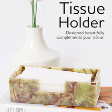 Load image into Gallery viewer, Radicaln Marble Tissue Box Cover Rectangle for Bathroom & Office Desk 10 in Handmade,Tissue Holder for Bathroom & Vanity Counter Decor, Napkin Holder, Felt Base Protection, Gift Ready