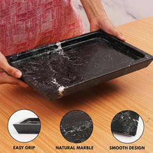 Load image into Gallery viewer, Fancy Marble Rectangular Tray - Serving Tray