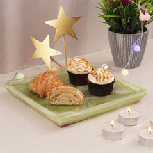 Load image into Gallery viewer, marble serving tray, bathroom tray, coffee table tray, decorative tray