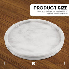 Load image into Gallery viewer, marble serving tray, bathroom tray, coffee table tray, decorative tray