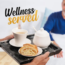 Load image into Gallery viewer, marble serving tray, bathroom tray, coffee table tray, decorative tray