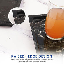 Load image into Gallery viewer, marble serving tray, bathroom tray, coffee table tray, decorative tray