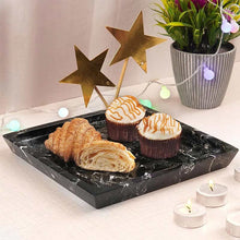 Load image into Gallery viewer, marble serving tray, bathroom tray, coffee table tray, decorative tray