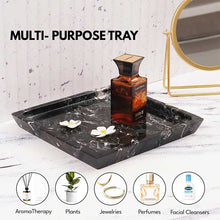 Load image into Gallery viewer, marble serving tray, bathroom tray, coffee table tray, decorative tray