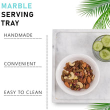 Load image into Gallery viewer, marble serving tray, bathroom tray, coffee table tray, decorative tray