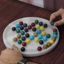 Load image into Gallery viewer, marble solitaire, peg solitaire, marble peg solitaire