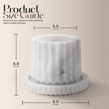 Load image into Gallery viewer, planter, indoor planter, marble planter, home decor