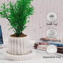 Load image into Gallery viewer, planter, indoor planter, marble planter, home decor