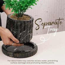 Load image into Gallery viewer, planter, indoor planter, marble planter, home decor