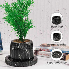 Load image into Gallery viewer, planter, indoor planter, marble planter, home decor