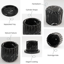 Load image into Gallery viewer, planter, indoor planter, marble planter, home decor