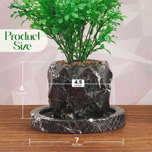 Load image into Gallery viewer, planter, indoor planter, marble planter, home decor
