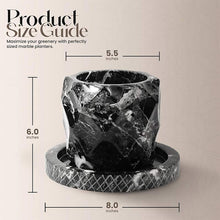 Load image into Gallery viewer, planter, indoor planter, marble planter, home decor