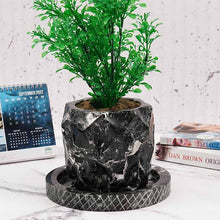 Load image into Gallery viewer, planter, indoor planter, marble planter, home decor