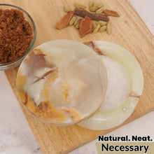 Load image into Gallery viewer, Marble Salt Cellar Big with Magnetic Lid Handmade Kitchen Salt & Spice Container